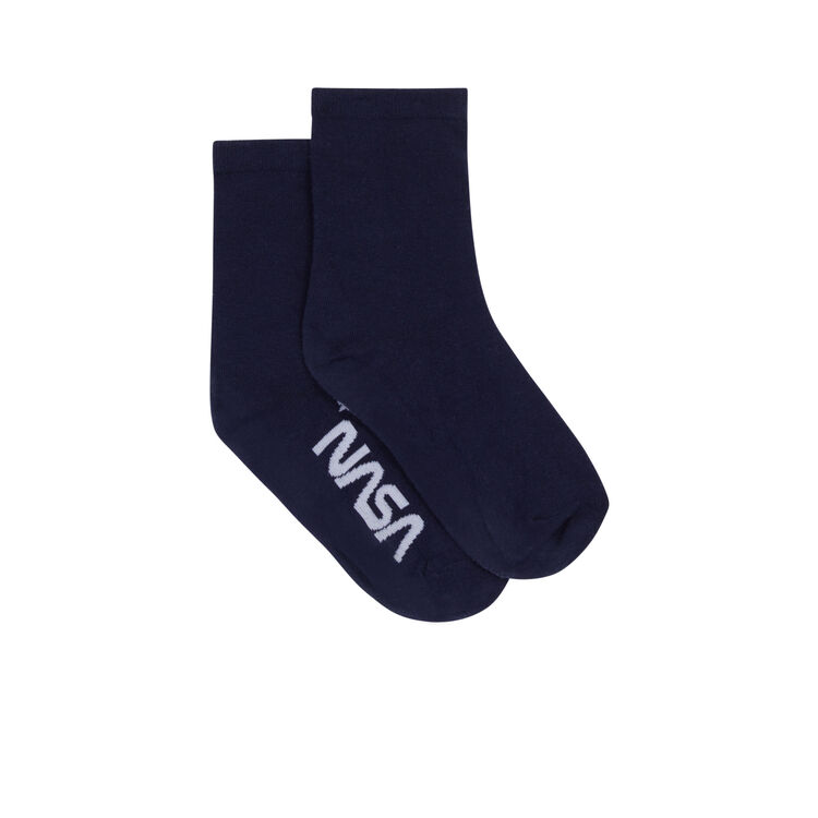 Chaussettes bleues nasaetoiliz Chaussettes bleues nasaetoiliz;