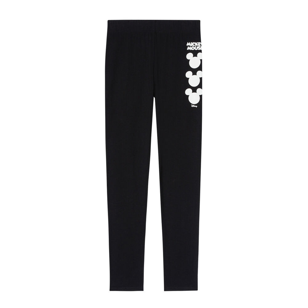 Legging à imprimé mickey - noir noir.