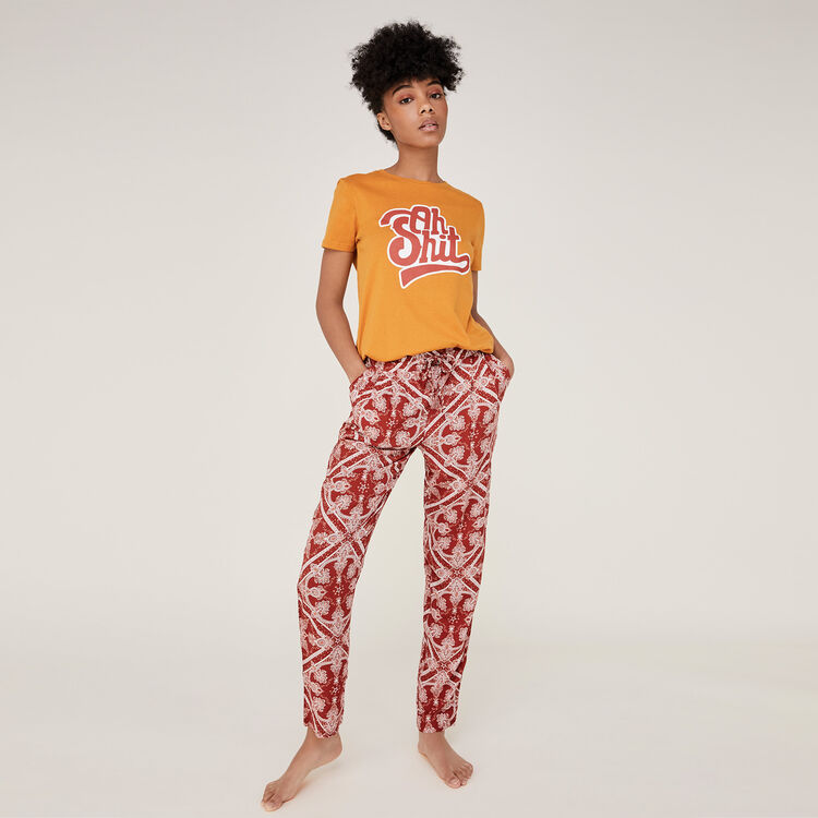 Pantalon rouge brique juleiz Pantalon rouge brique juleiz;