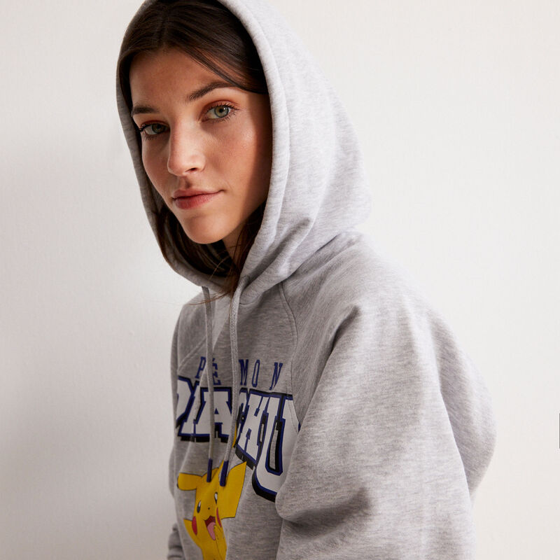 sweat Pikachu à message - gris sweat Pikachu à message - gris;