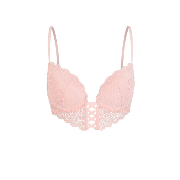 Soutien-gorge rose bustier push mahaliz Soutien-gorge rose bustier push mahaliz;