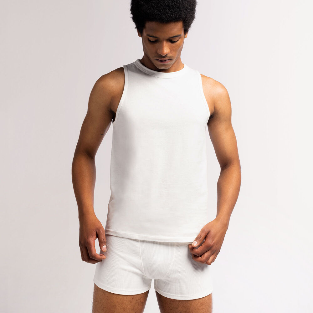 Débardeur unisexe en jersey - ecru ecru.