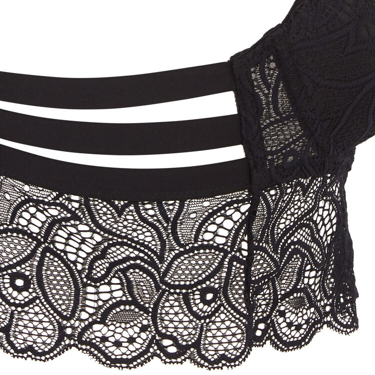 Soutien-gorge push noir exotiz black.