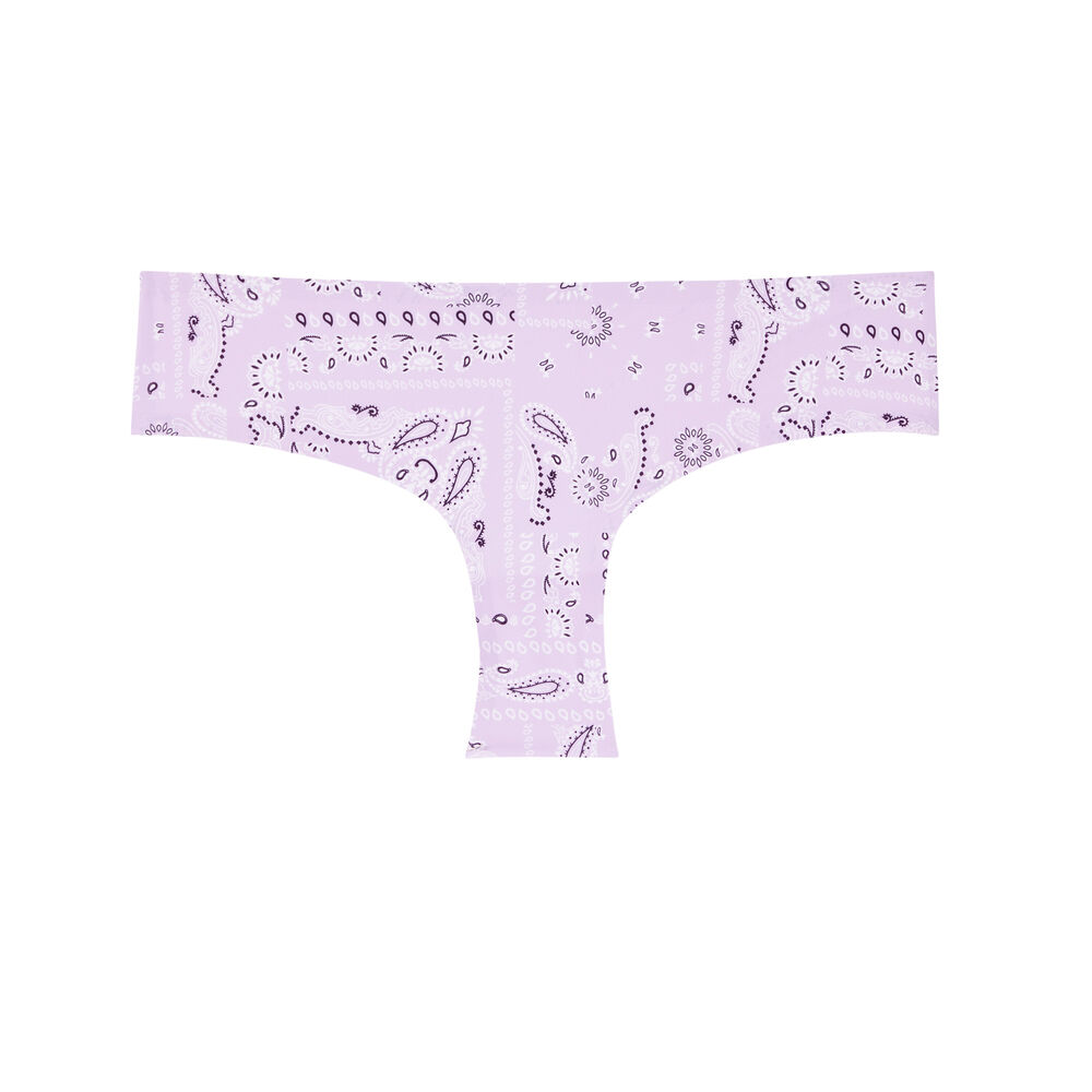 Shorty micro à motif bandana - lilas violet.