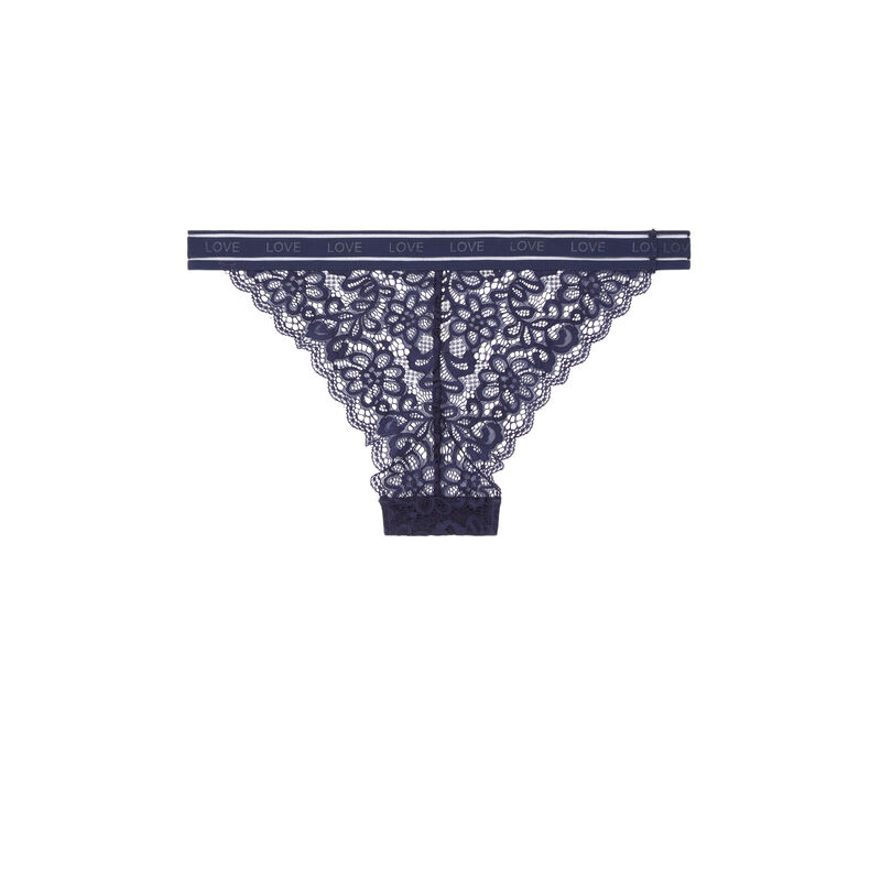 culotte en dentelle - bleu culotte en dentelle - bleu;
