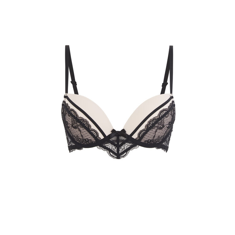 Soutien-gorge push vanille princiz rose.