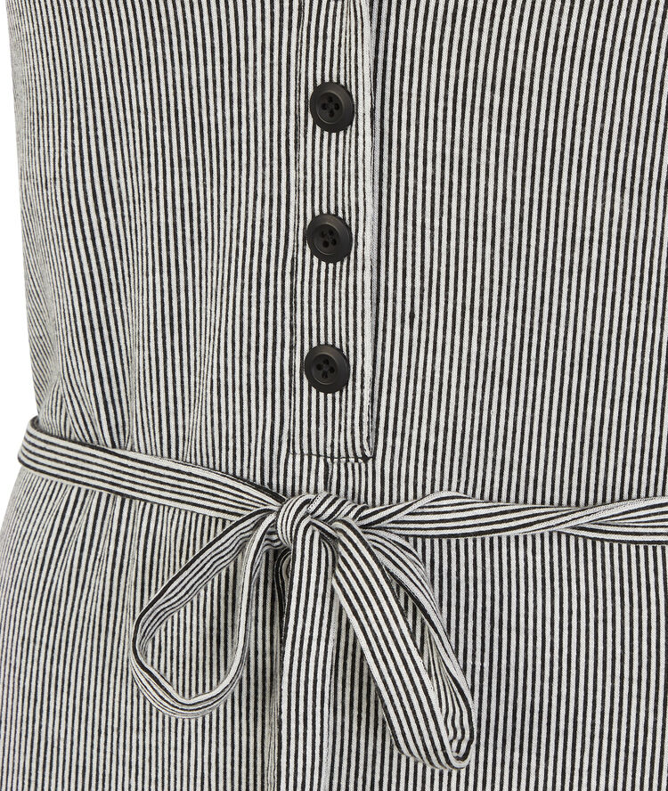 Combinaison à rayures - gris gris.