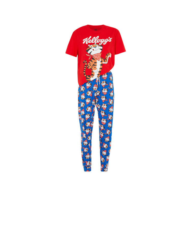 Set 2 pièces pyjama licence kellogg's tonyiz rouge.