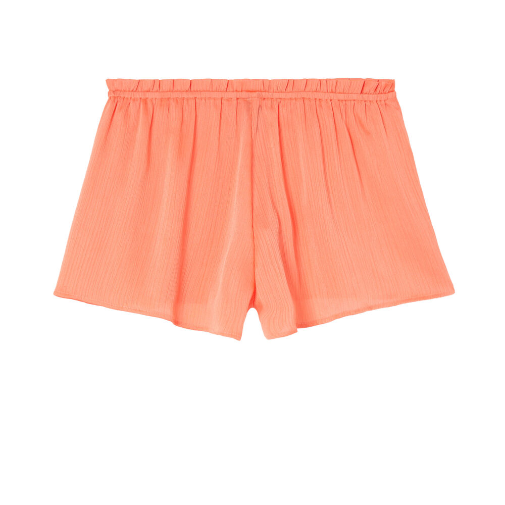 Short fluide volanté - rouge rouge.