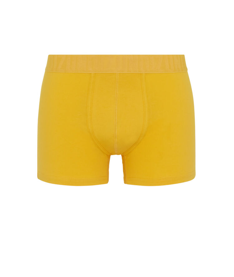 Boxer coton bio oreliz jaune.