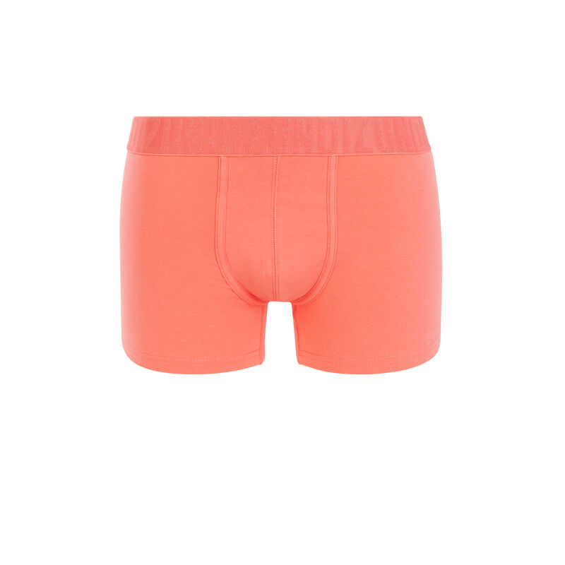 Boxer en coton bio - corail Boxer en coton bio - corail;