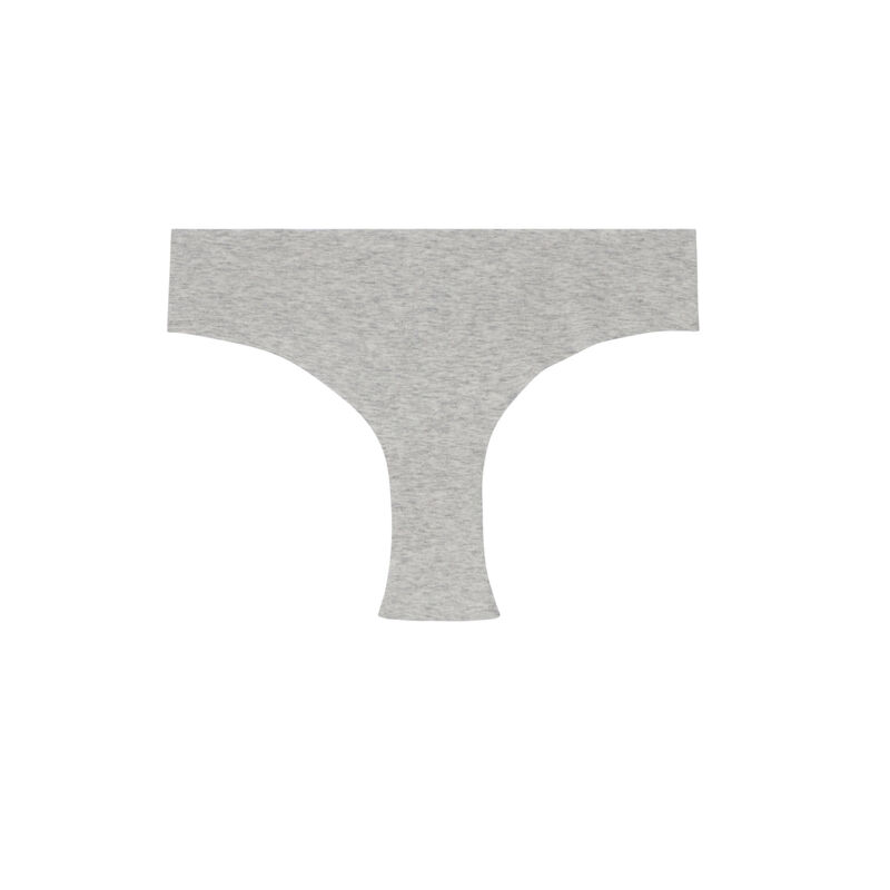 shorty en coton uni - gris shorty en coton uni - gris;