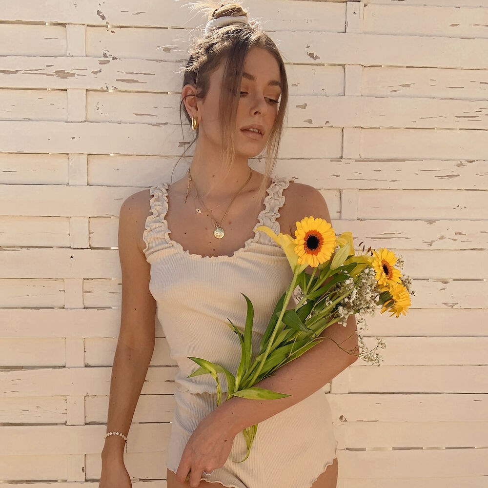 Set de pyjama avec chouchou assorti - écru ecru.