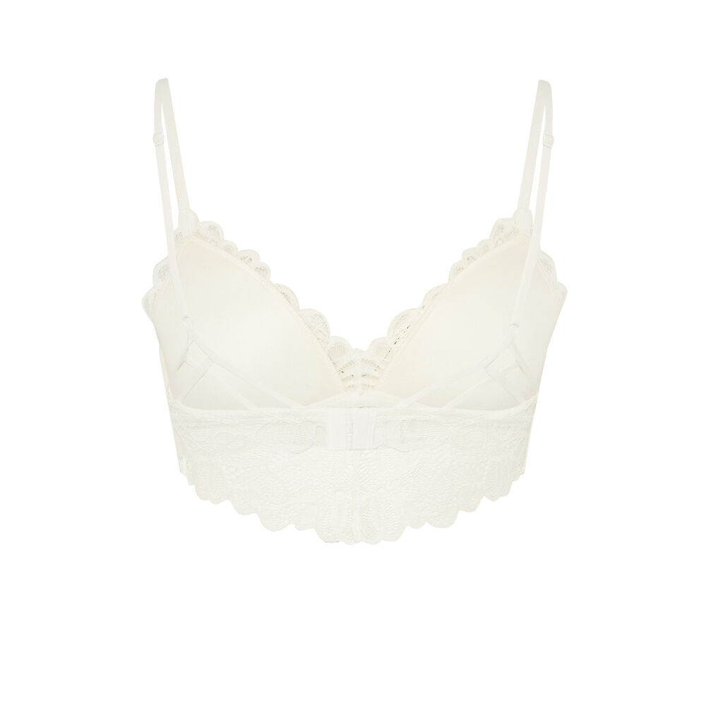 Soutien-gorge triangle sans armatures - écru ecru.