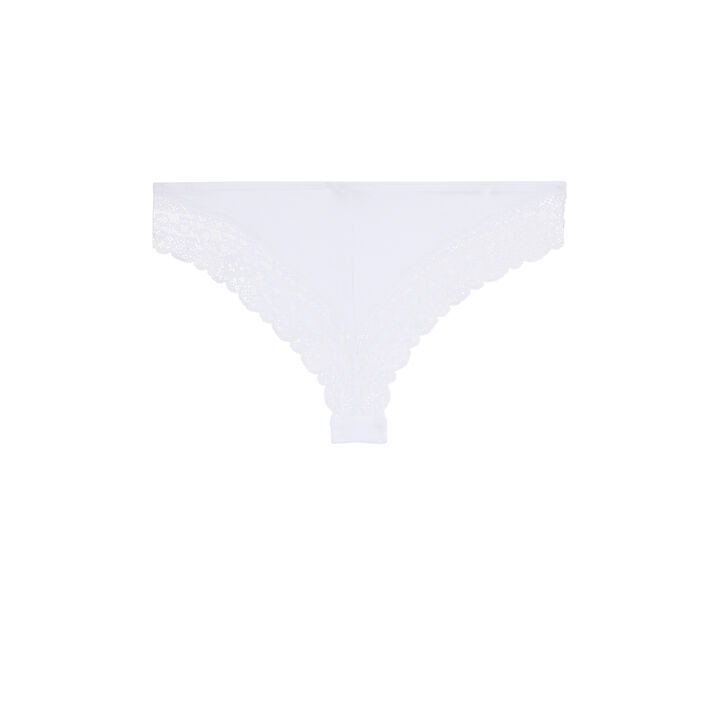 Tanga blanc shomitiz white.