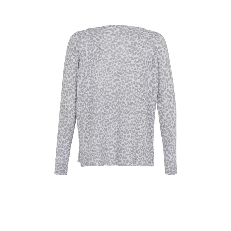 top imprimé léopard - blanc top imprimé léopard - blanc ;