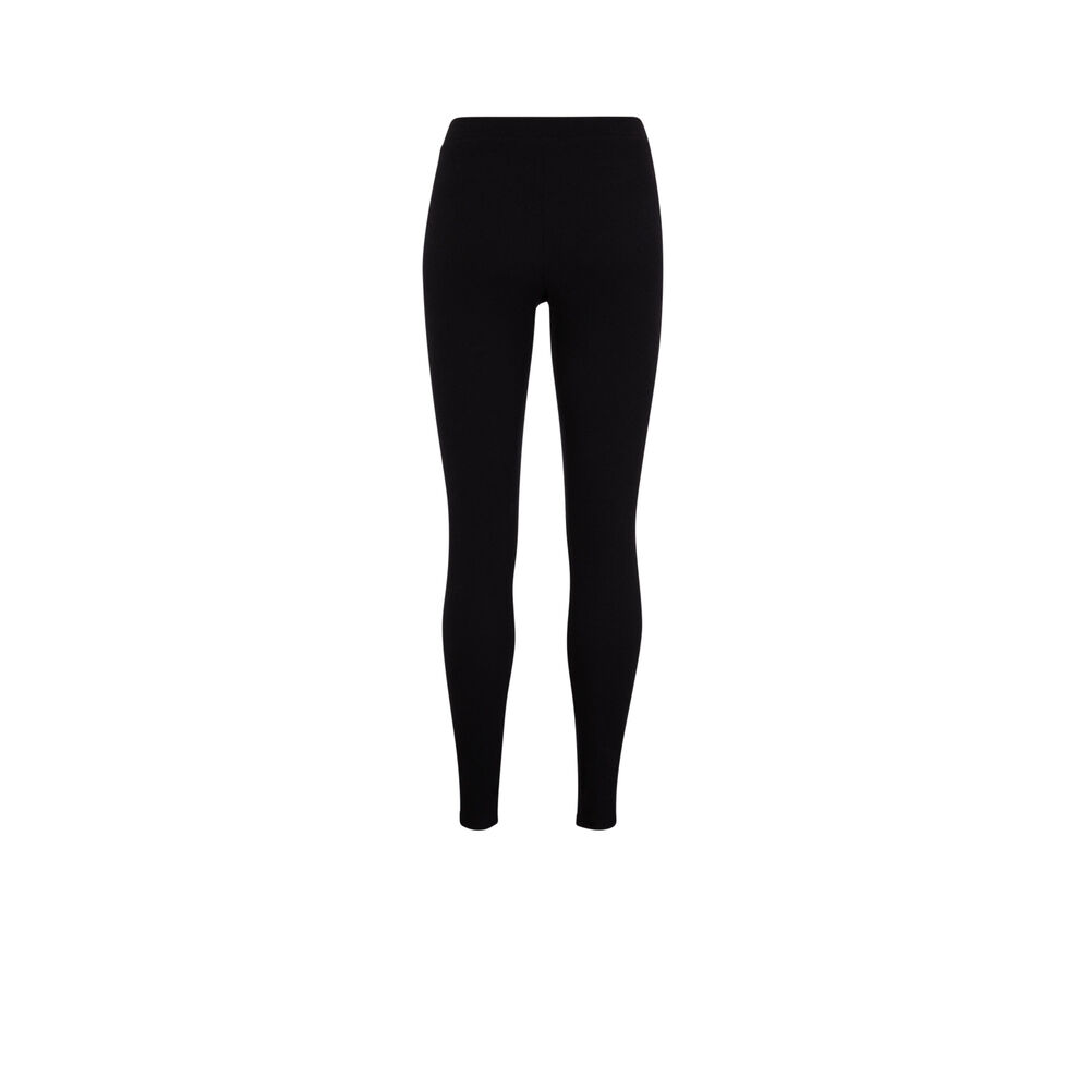 Legging uni - noir noir.