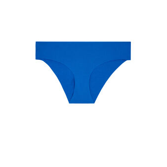 Shorty en coton uni clincotoniz bleu canard.