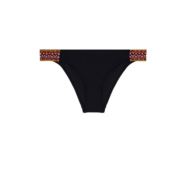 Bas de maillot de bain noir brodindiz noir.