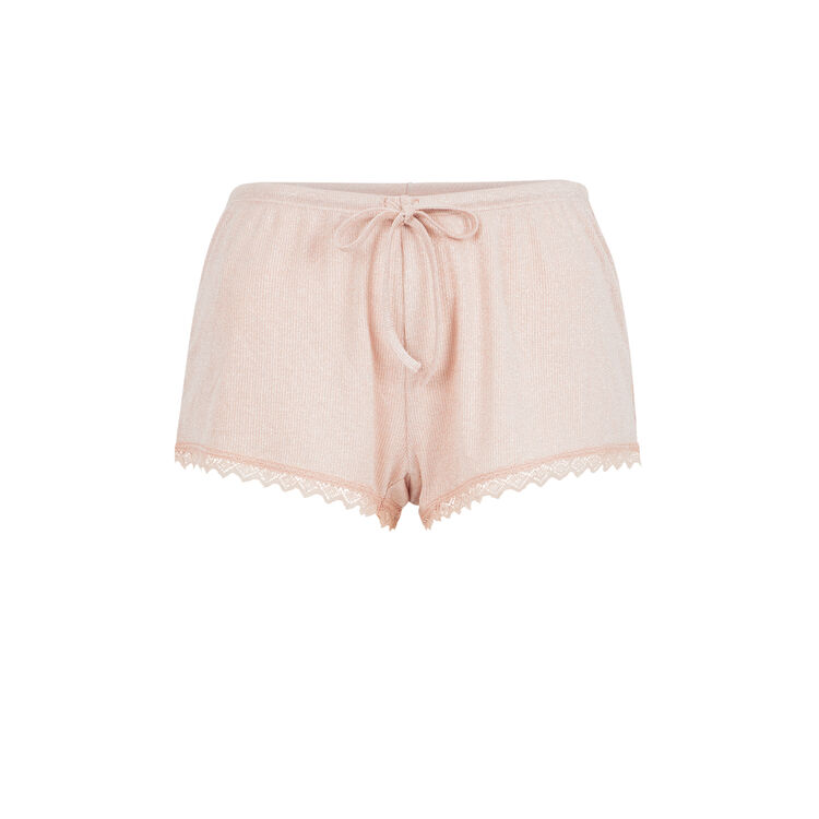 Short en jersey brillant luximiz rose.