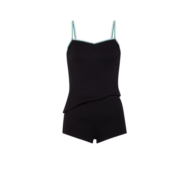 set caraco + short - noir set caraco + short - noir;