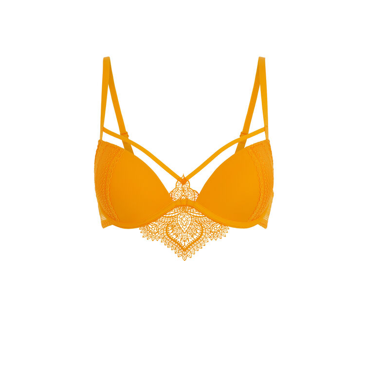 Soutien-gorge push ocre tattoogirliz ocre.