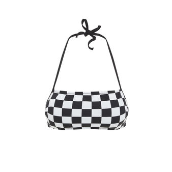 Haut de maillot de bain blanc surfdamiz white.