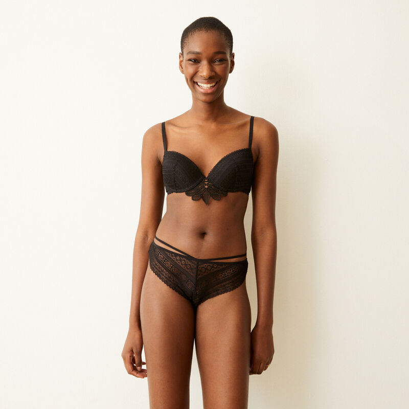 soutien-gorge push-up dentelle - noir soutien-gorge push-up dentelle - noir;