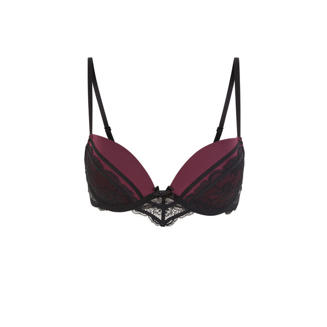 Soutien-gorge push bordeaux princiz Soutien-gorge push bordeaux princiz;