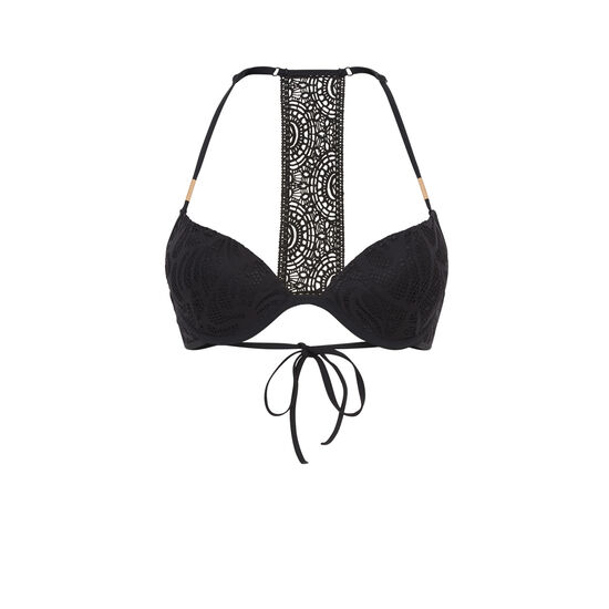 Haut de maillot de bain push noir lagooniz Haut de maillot de bain push noir lagooniz;
