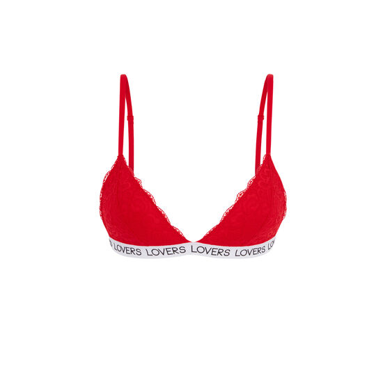 Soutien-gorge triangle rouge secretiz Soutien-gorge triangle rouge secretiz;