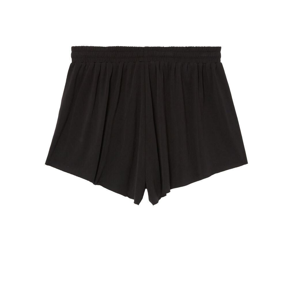 Short fluide ouvert - noir noir.