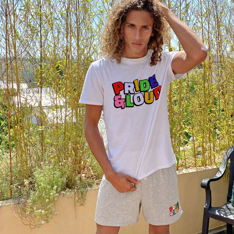 Short boxer en coton - gris Short boxer en coton - gris;