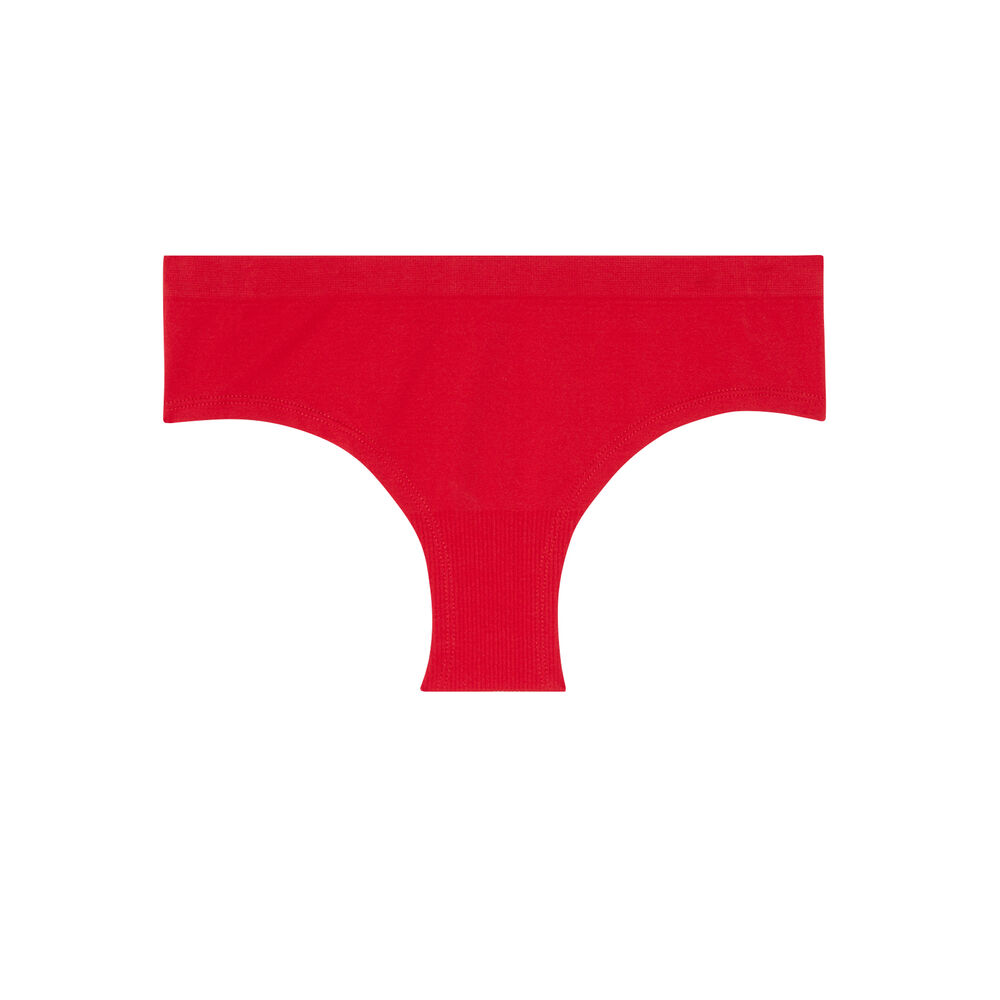 Shorty imprimé meuf trop fresh - rouge rouge.
