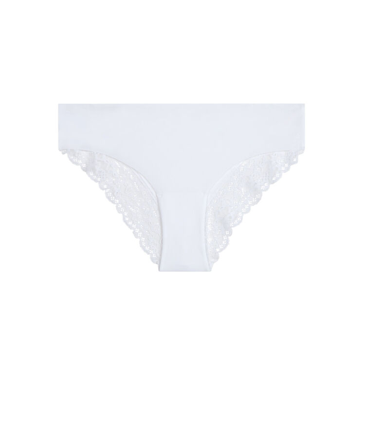 Culotte en micro shomiz blanc.