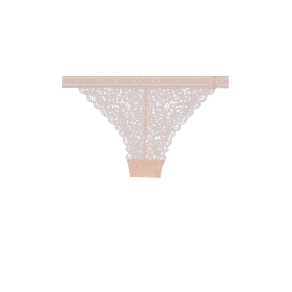 Culotte en dentelle - rose pâle rose pâle.
