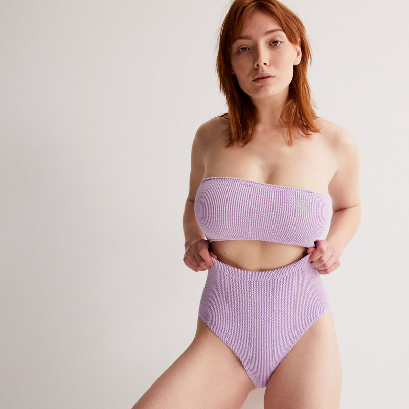 haut de maillot taille unique bandeau - lilas haut de maillot taille unique bandeau - lilas;