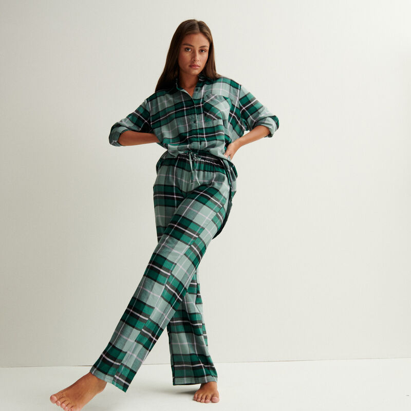 chemise oversize à carreaux - sapin chemise oversize à carreaux - sapin;