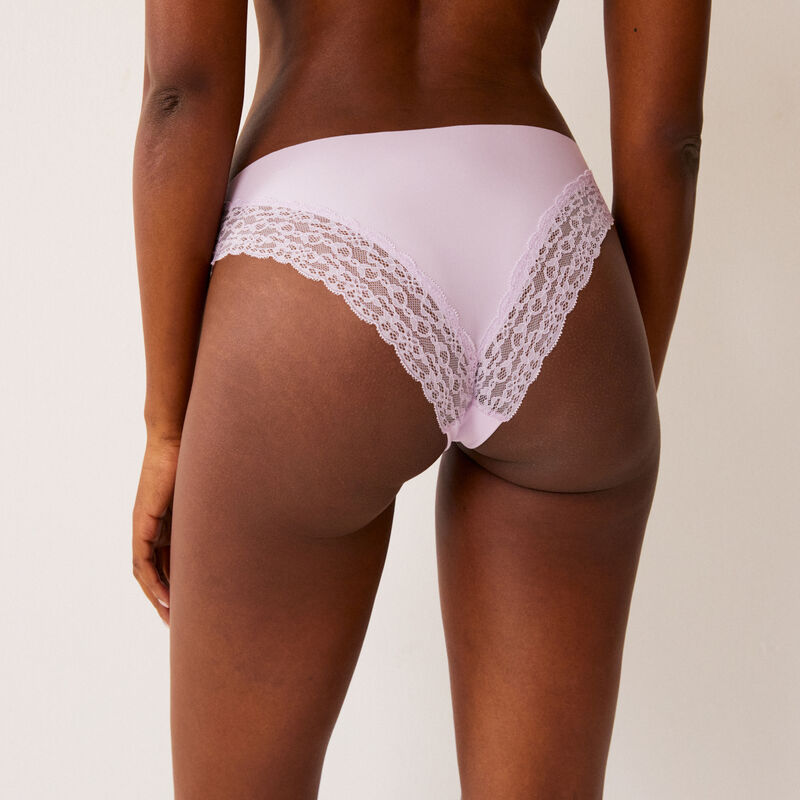 set masque et culotte à imprimé texte - lilas set masque et culotte à imprimé texte - lilas;