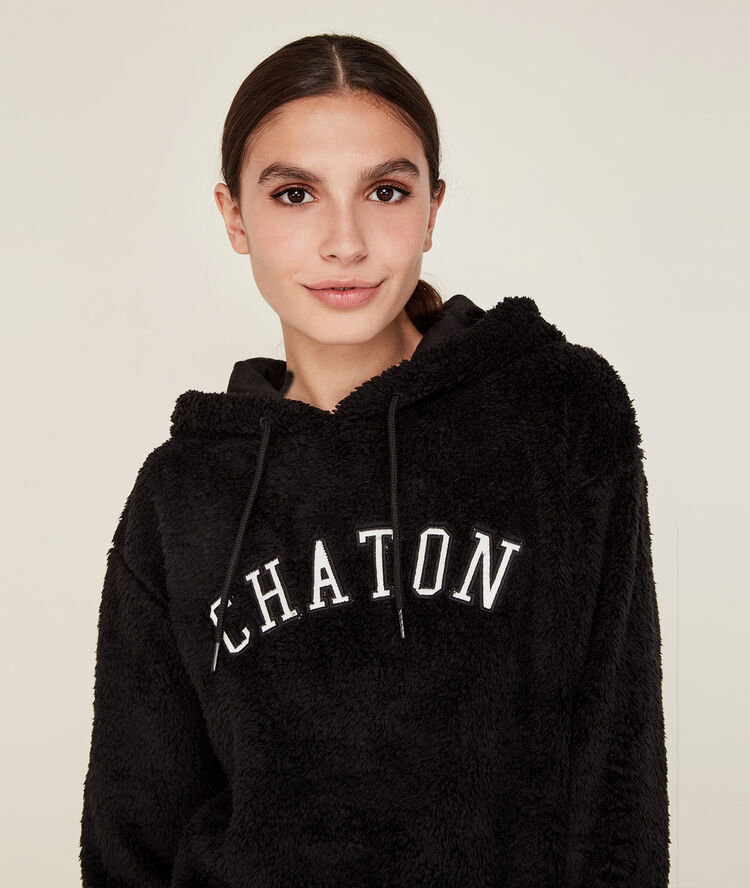 Sweat noir chatonixiz black.