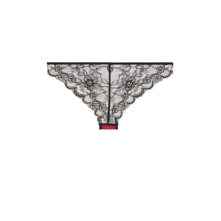 Tanga en dentelle new princiz bordeaux.