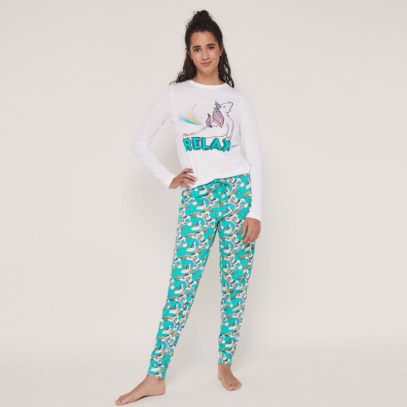 Set pyjama top + pantalon print licorne interlicornaxiz Set pyjama top + pantalon print licorne interlicornaxiz;