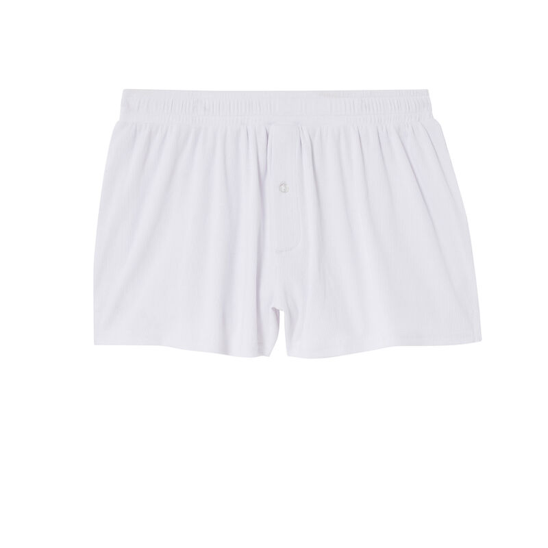 boxer en coton - blanc boxer en coton - blanc;
