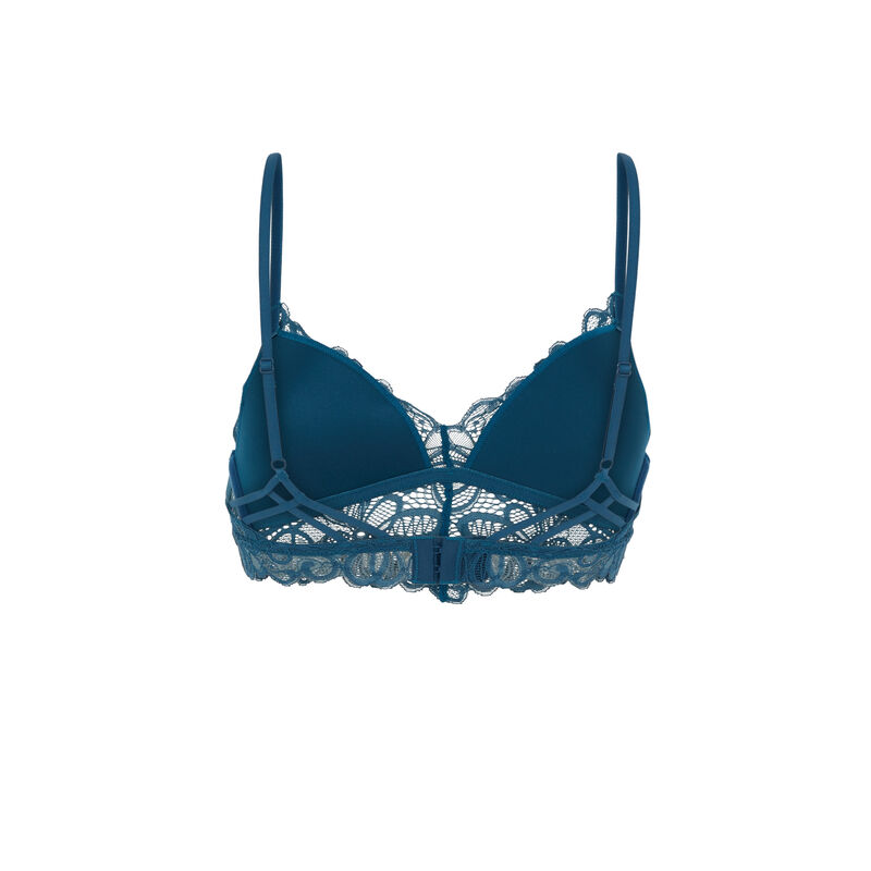 Soutien-gorge triangle sans armatures - bleu canard Soutien-gorge triangle sans armatures - bleu canard;