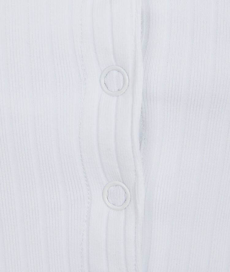 Haut de maillot de bain brassière top - blanc blanc.