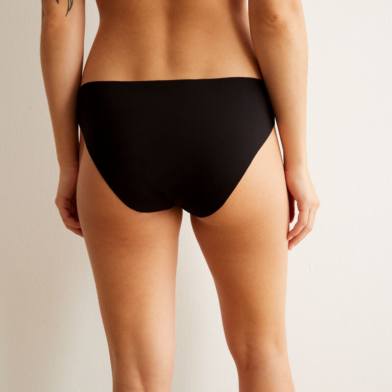 shorty en coton uni - noir shorty en coton uni - noir;