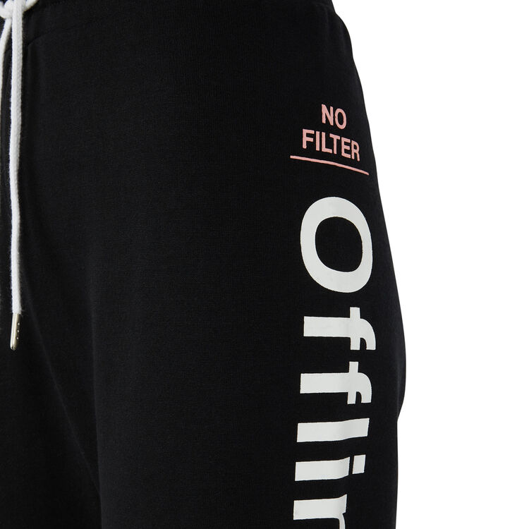 Pantalon jogging molleton offliniz noir.