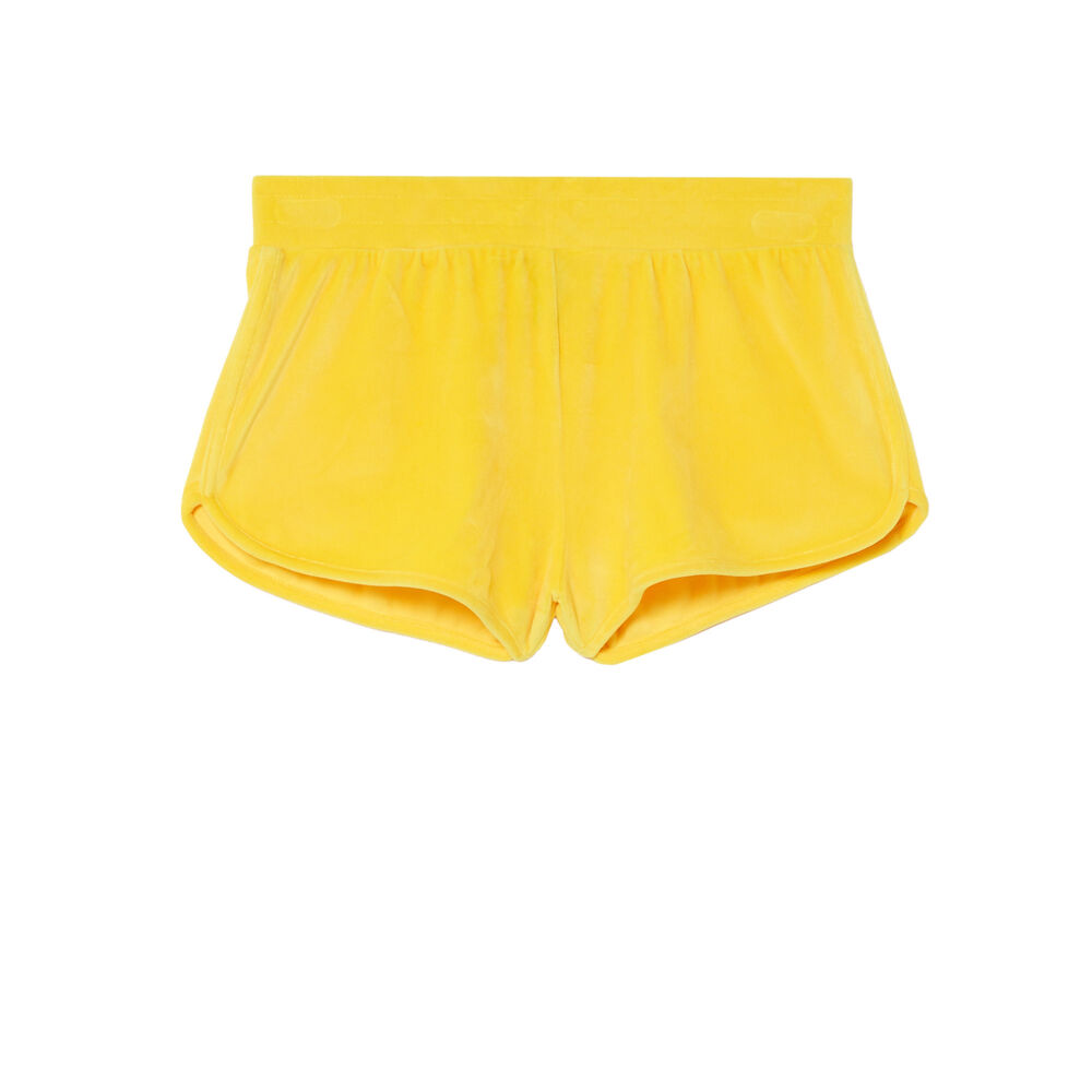 Short en velours pikachu - jaune jaune.
