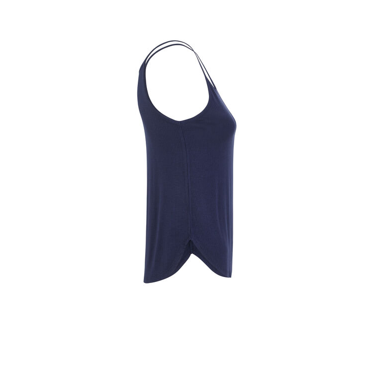 Top bleu marine debfluidiz bleu.