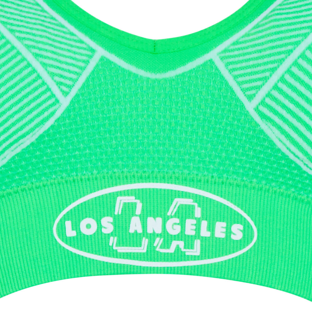 Brassière à message los angeles - vert vert.